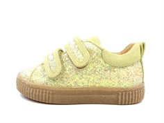 Angulus shoes light yellow glitter